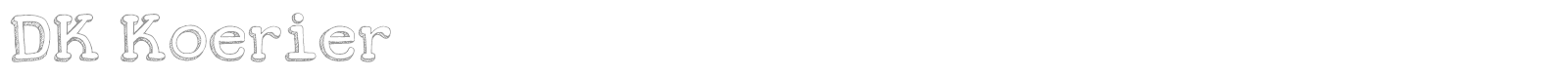 DK Koerier font preview